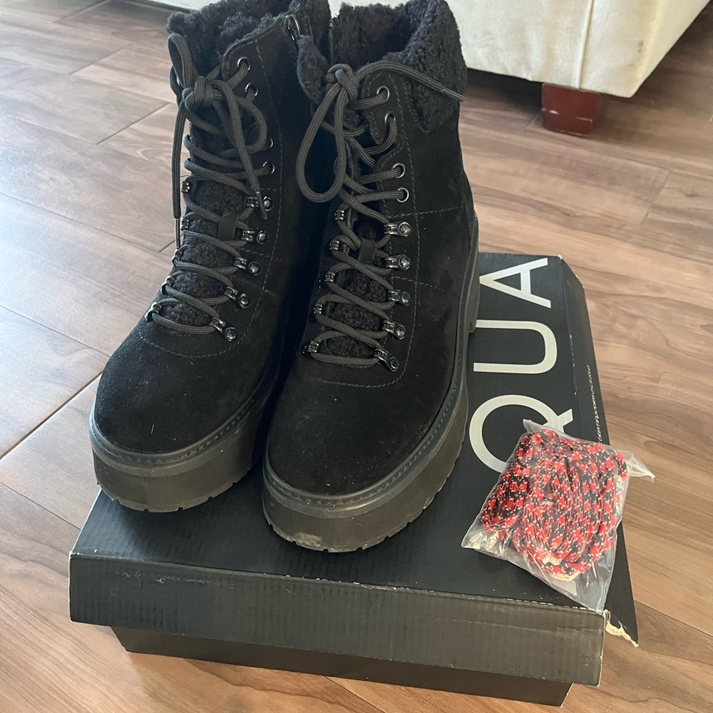 Black AQUA Thea Women's Boots